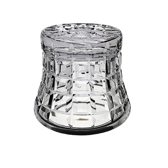 Vintage Cut Crystal Trinket Dish Cigarette Holder Clear Glass Retro Colllectible - Picture 5 of 10